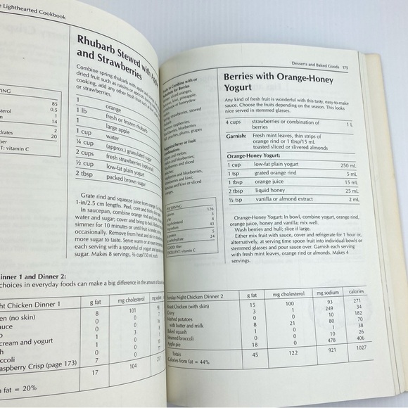 The Lighthearted Cookbook Anne Lindsay Softcover Heart Healthy Recipes Vintage - Picture 5 of 14